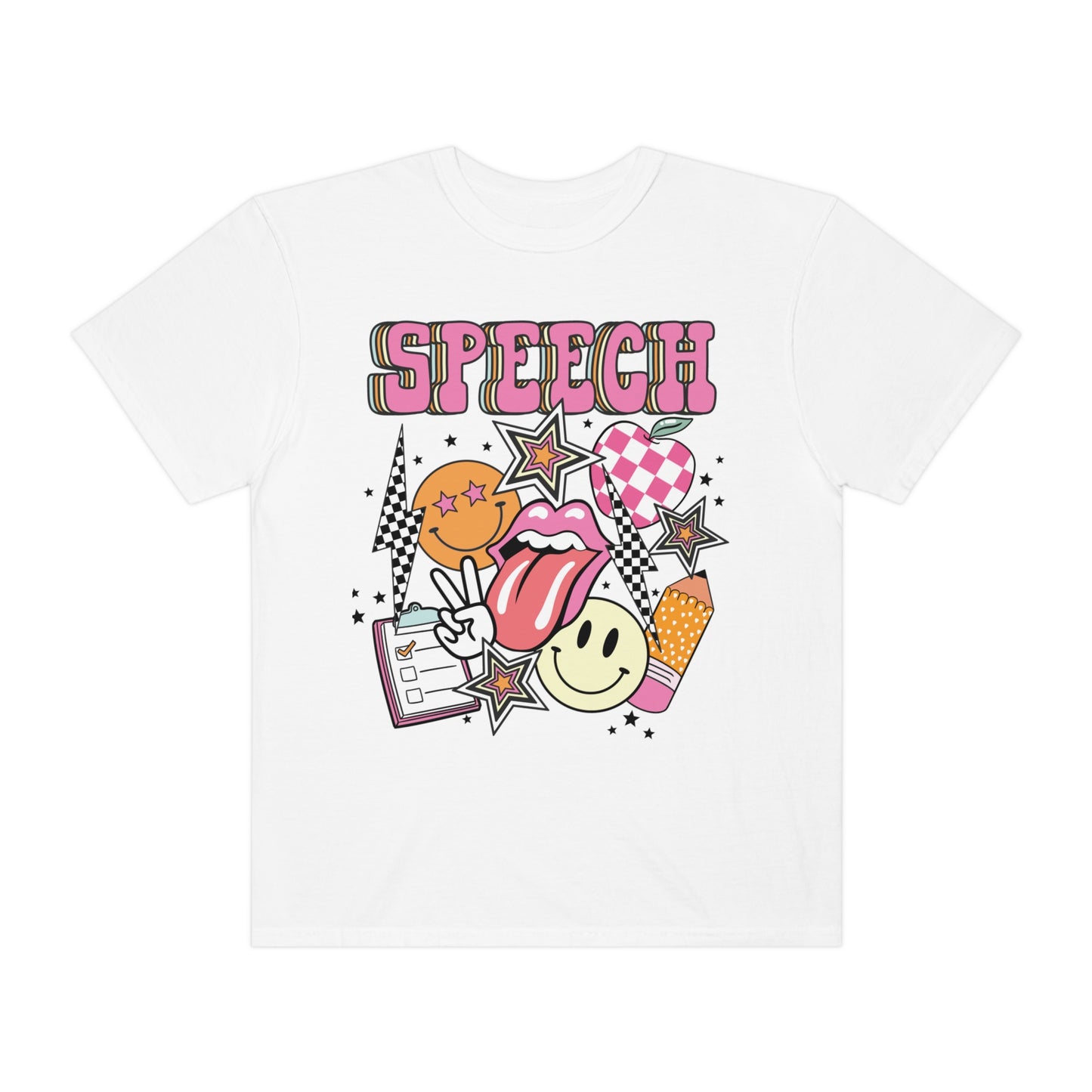 Retro Speech Comfort Colors T-Shirt