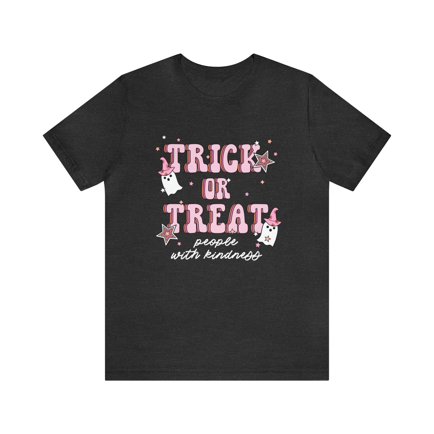 Trick or Treat People With Kindness Jersey T-Shirt
