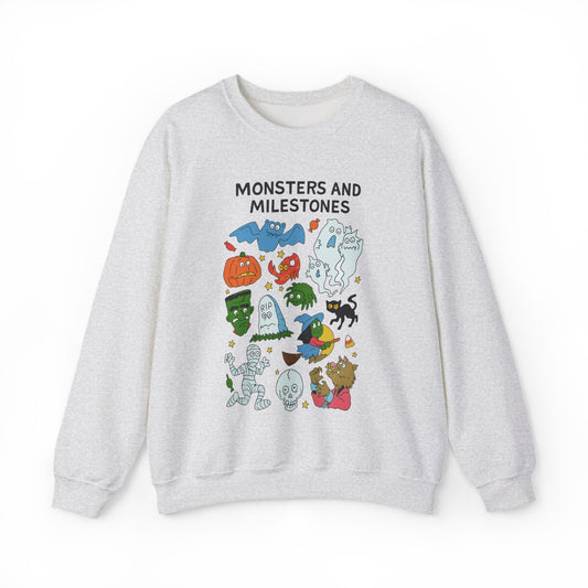 Monsters and Milestones Crewneck Sweatshirt
