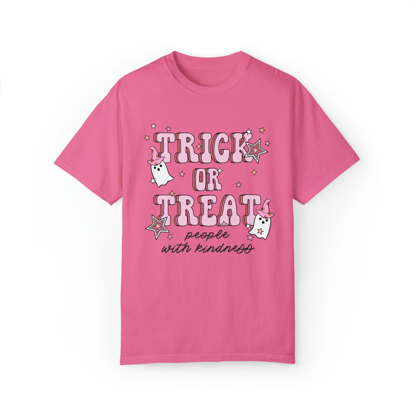 Trick or Treat People With Kindness Comfort Colors T-Shirt