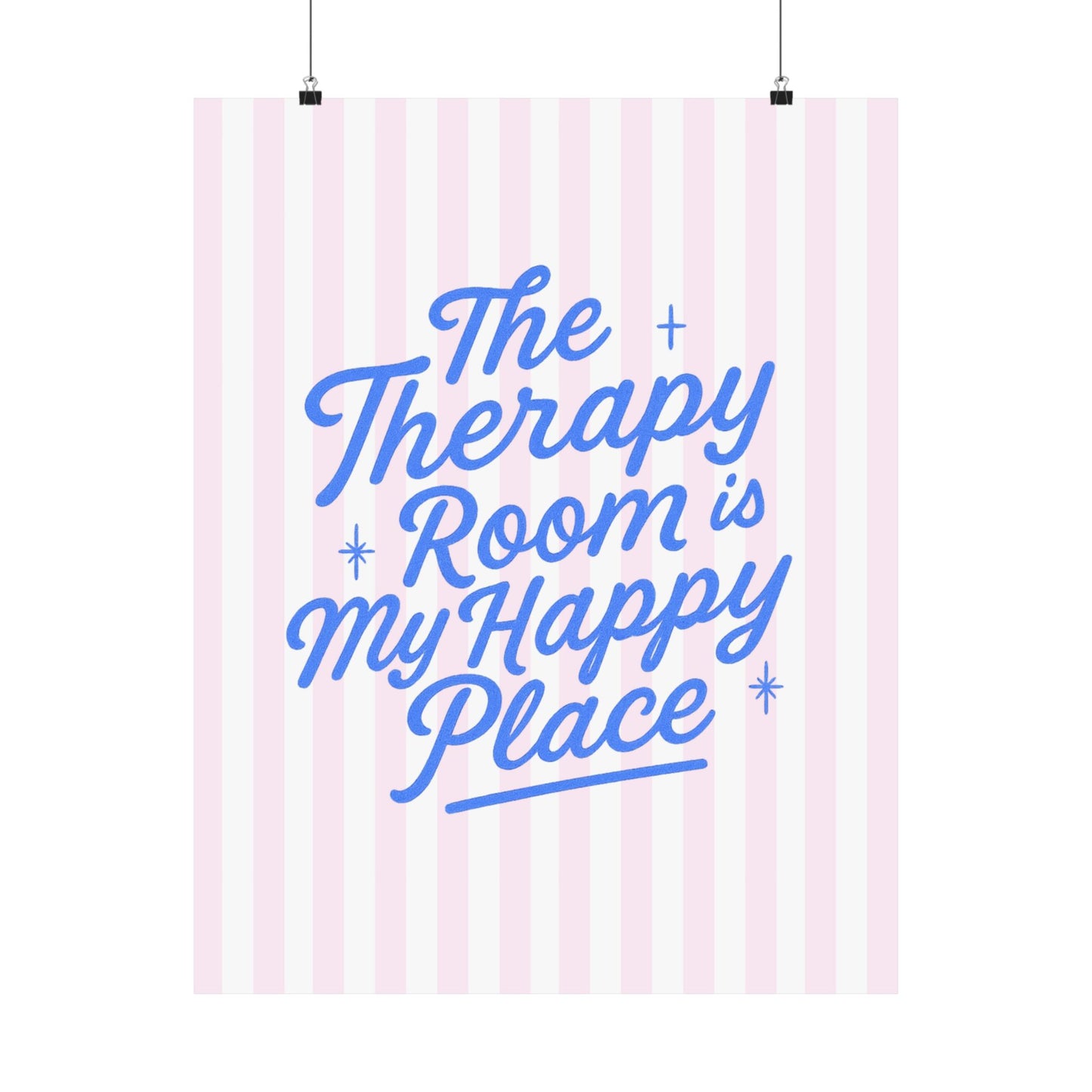 Therapy Room Happy Place Poster