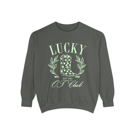Lucky PT Club Comfort Colors Sweatshirt