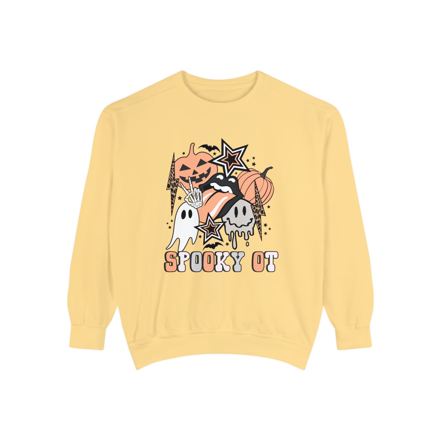 Spooky OT Retro Halloween Comfort Colors Sweatshirt