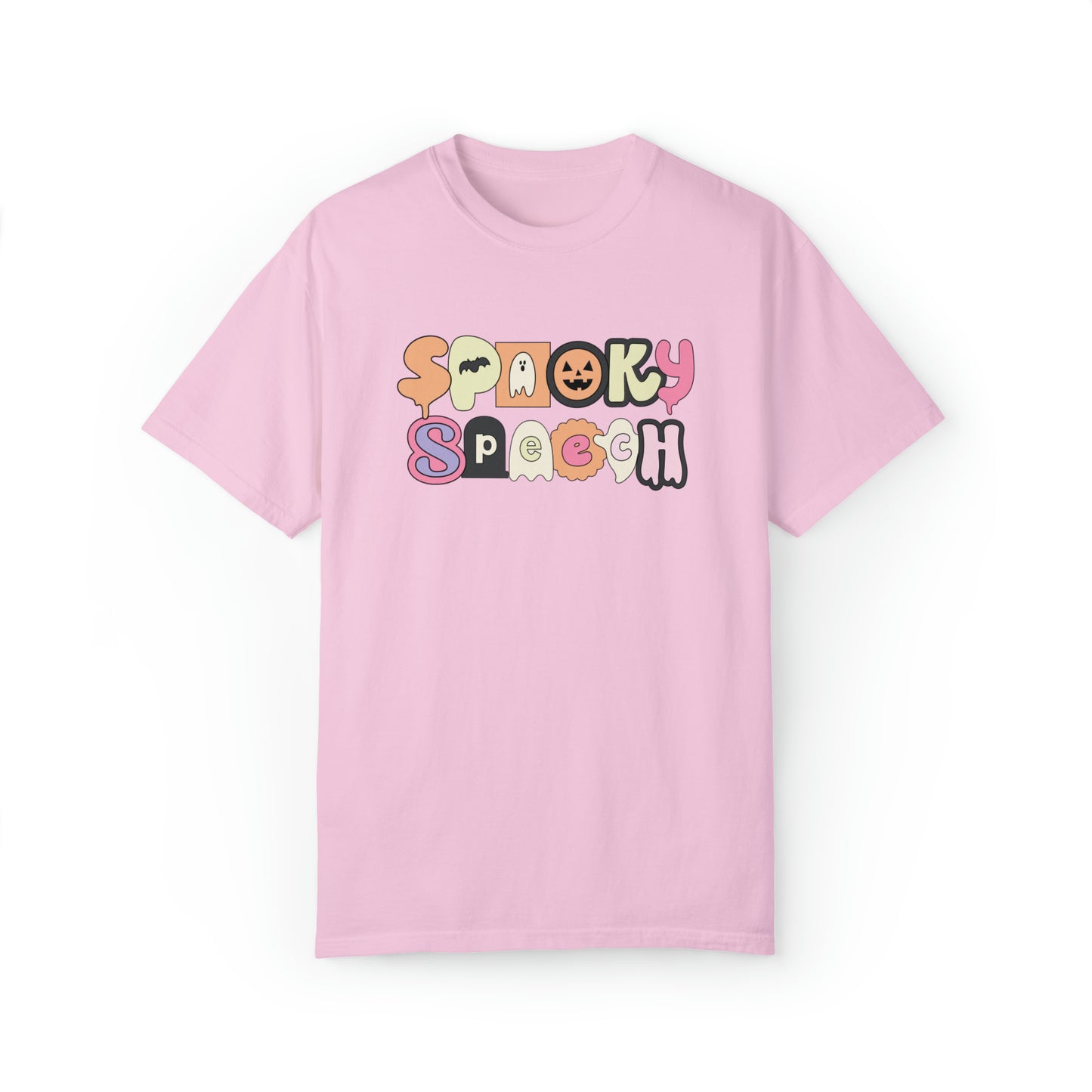 Spooky Speech Retro Comfort Colors T-Shirt