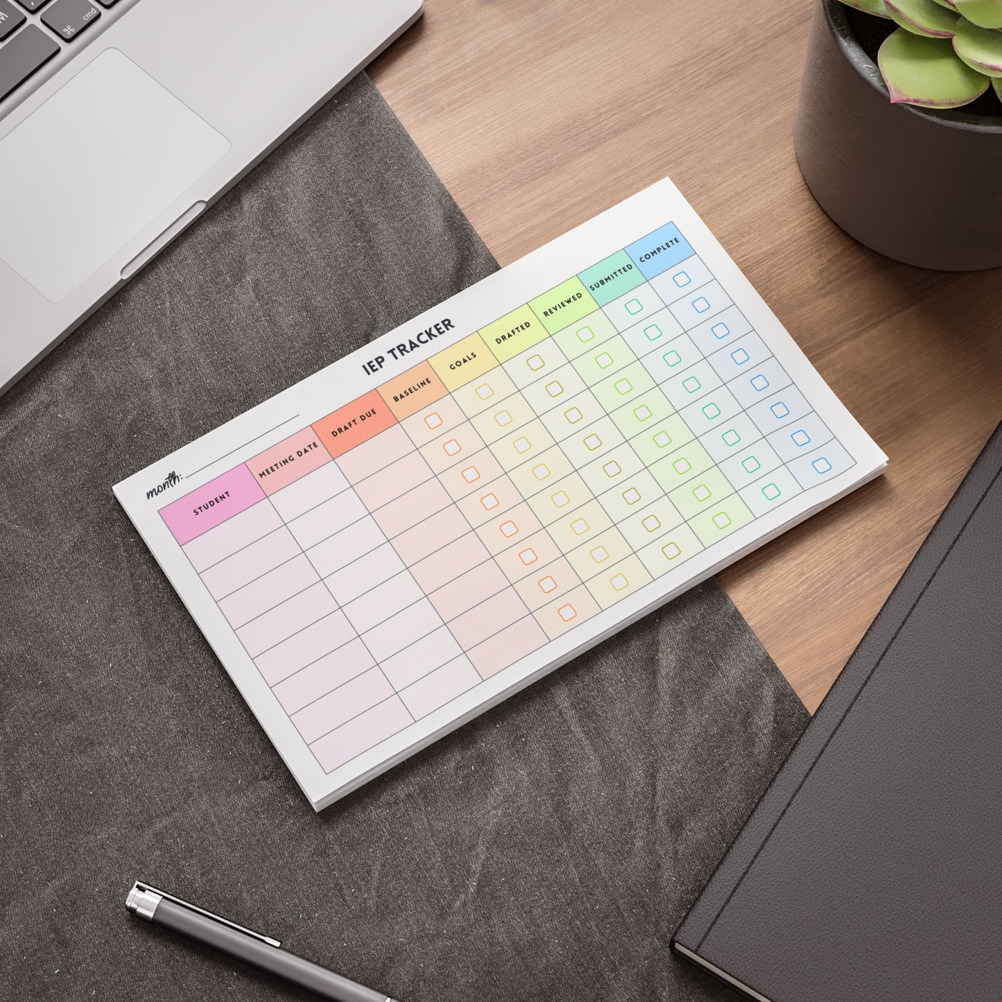 IEP Tracker Post-it® Note Pad