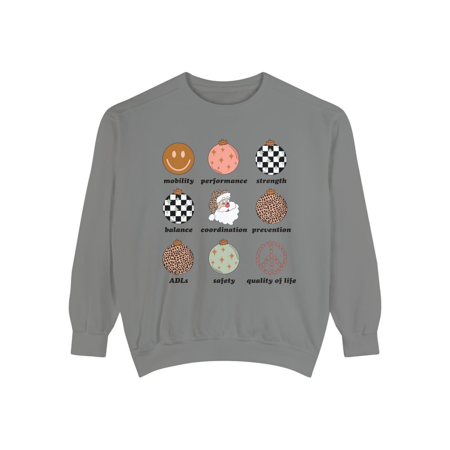 Retro Holiday PT Scope of Practice Comfort Colors Sweatshirt