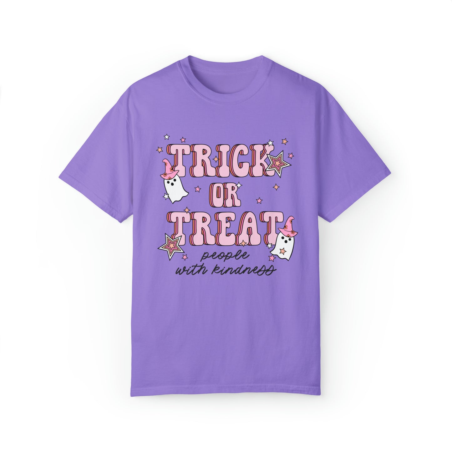 Trick or Treat People With Kindness Comfort Colors T-Shirt