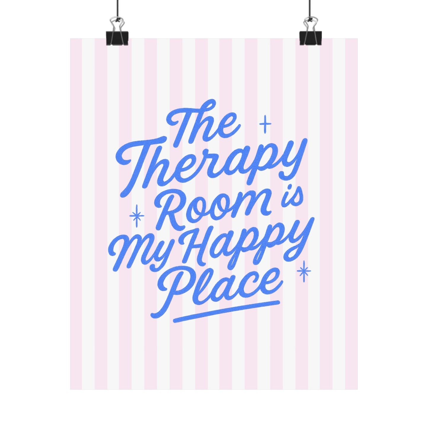 Therapy Room Happy Place Poster