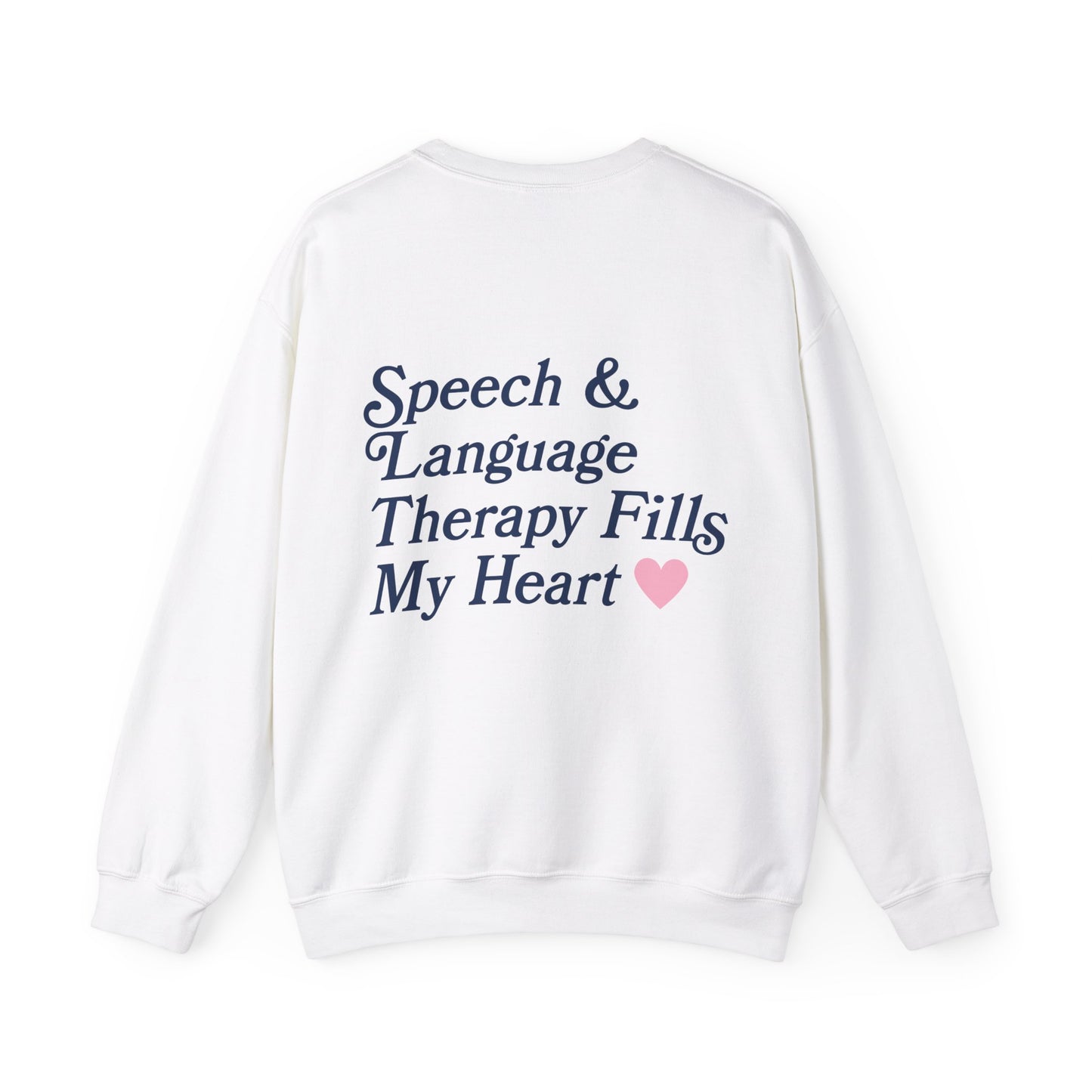 Speech Fills My Heart Crewneck Sweatshirt