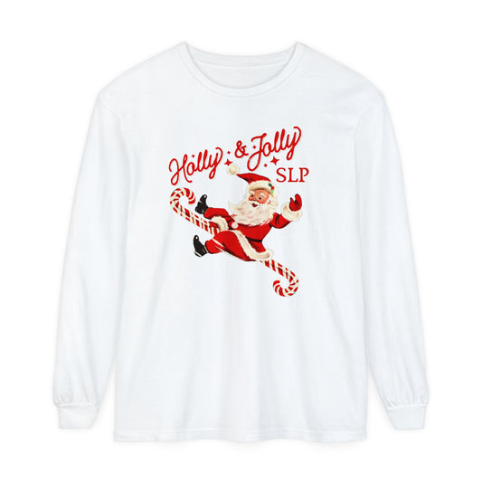 Holly & Jolly SLP Long Sleeve Comfort Colors T-Shirt