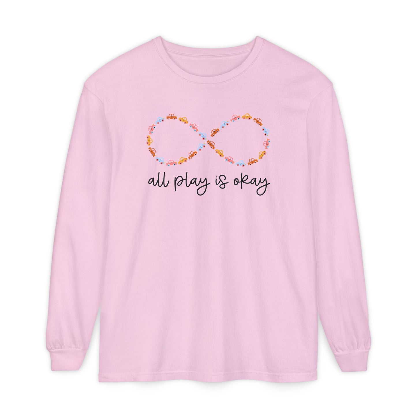 All Play Is Okay Long Sleeve Comfort Colors T-shirt