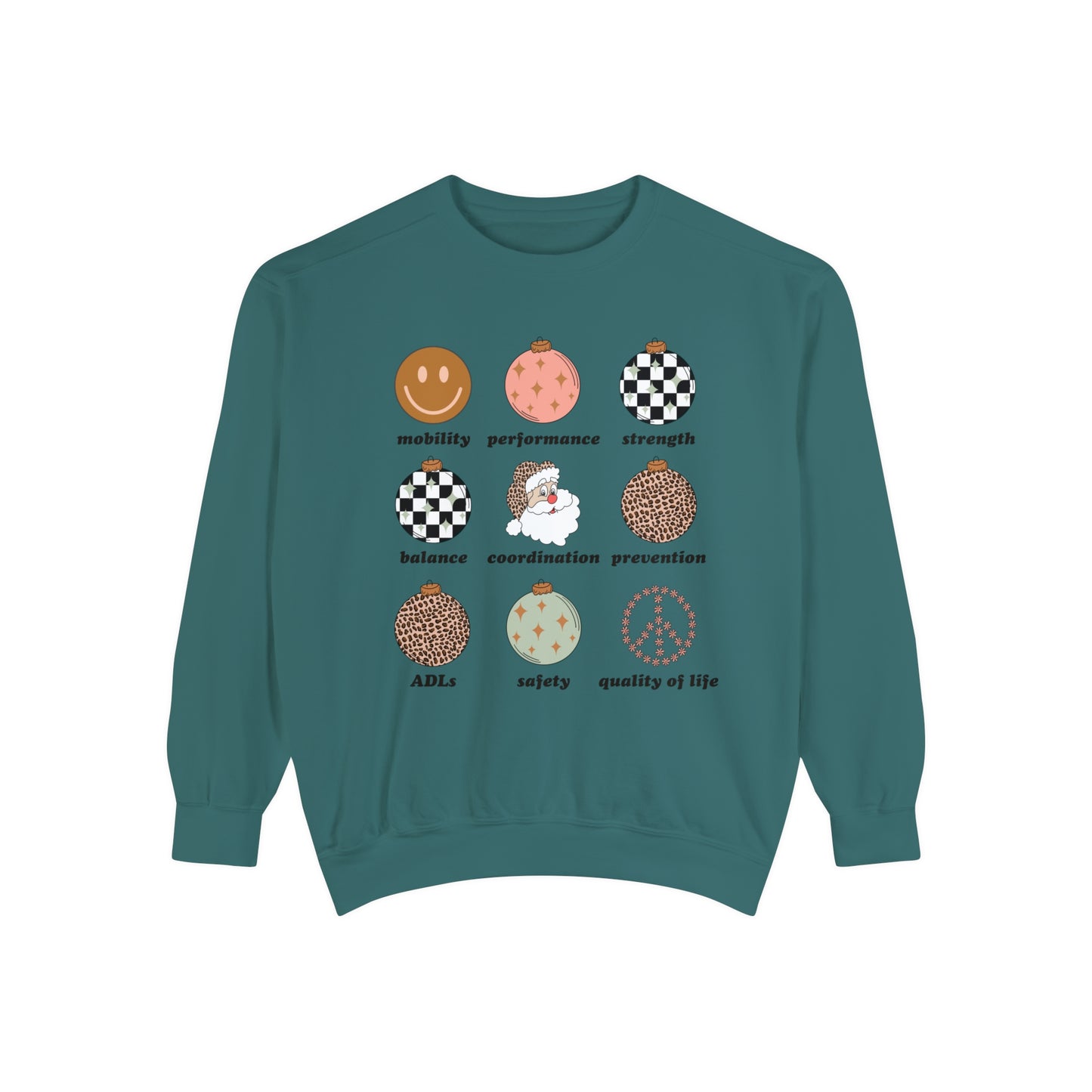 Retro Holiday PT Scope of Practice Comfort Colors Sweatshirt