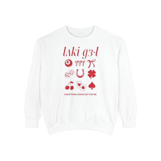 Lucky Girl IPA Comfort Colors Sweatshirt