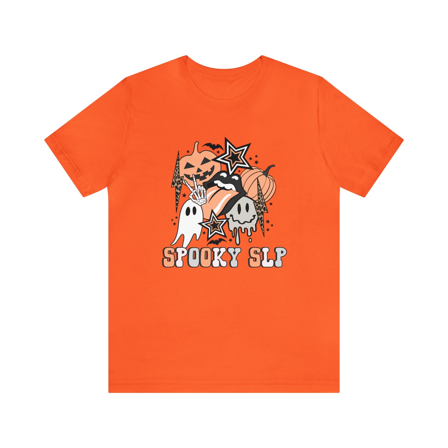 Spooky SLP Retro Halloween Jersey T-Shirt