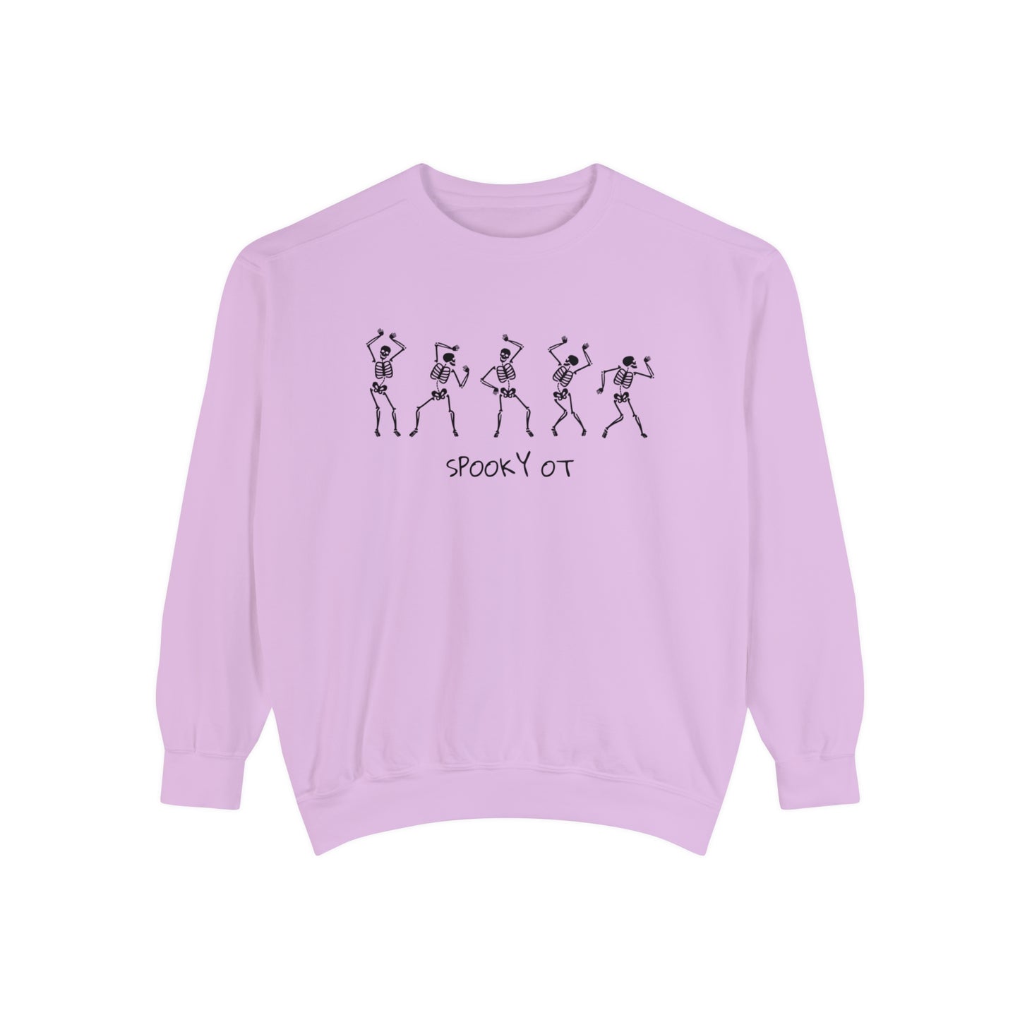 Spooky OT Skeletons Comfort Colors Sweatshirt