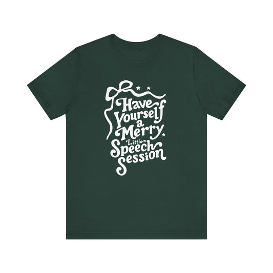 Merry Little Speech Session Jersey T-Shirt