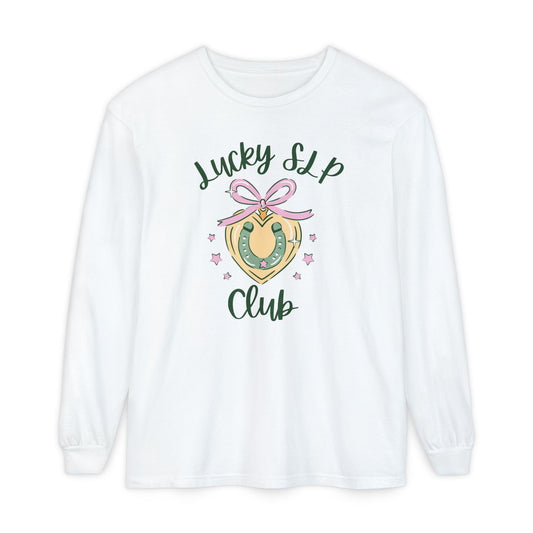 Lucky SLP Club Long Sleeve Comfort Colors T-Shirt
