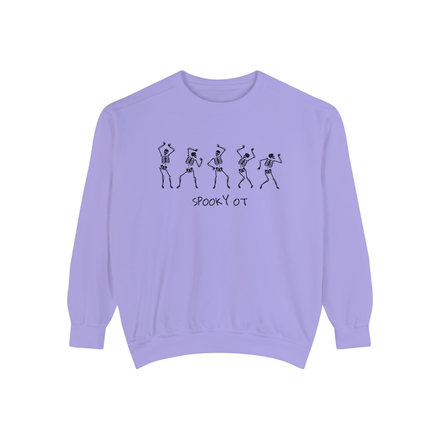Spooky OT Skeletons Comfort Colors Sweatshirt