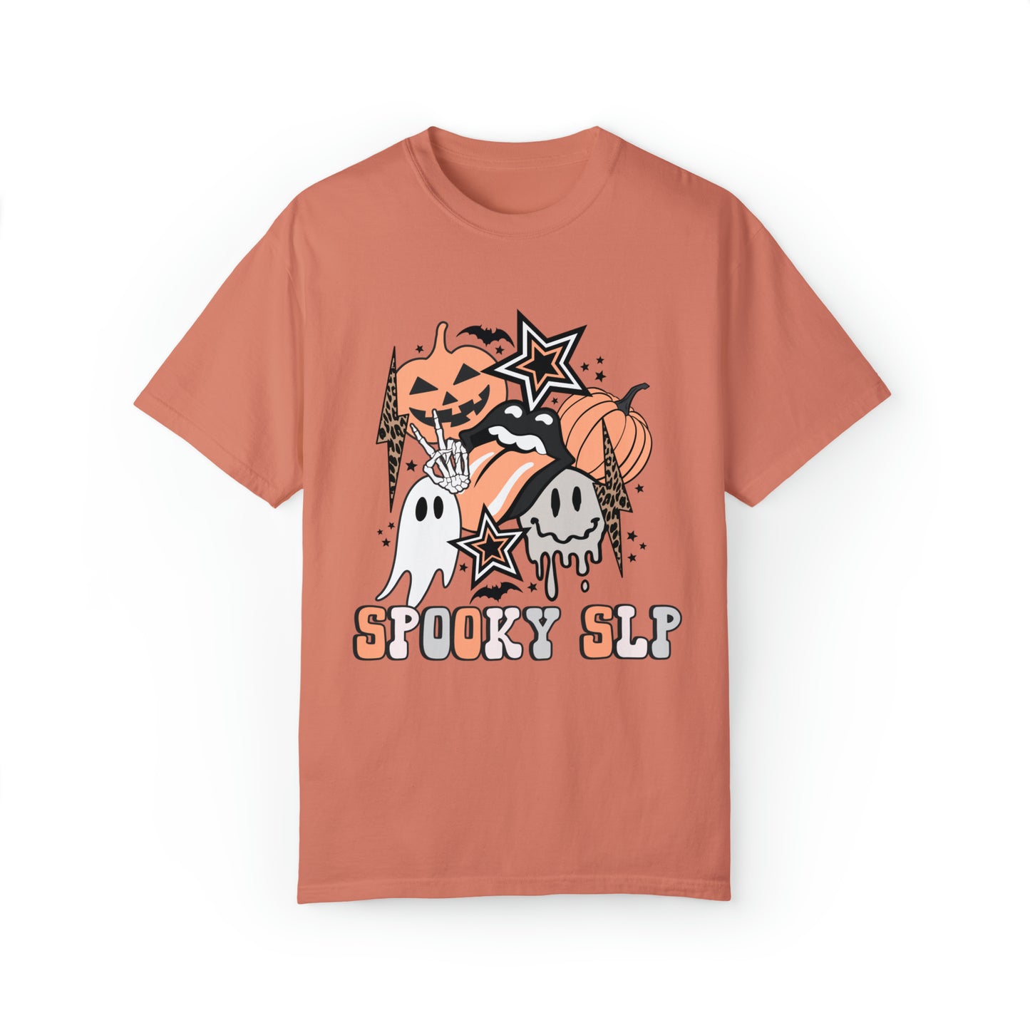 Spooky SLP Retro Halloween Comfort Colors T-Shirt