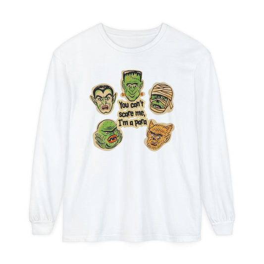 You Can't Scare Me I'm a Para Long Sleeve Comfort Colors T-Shirt