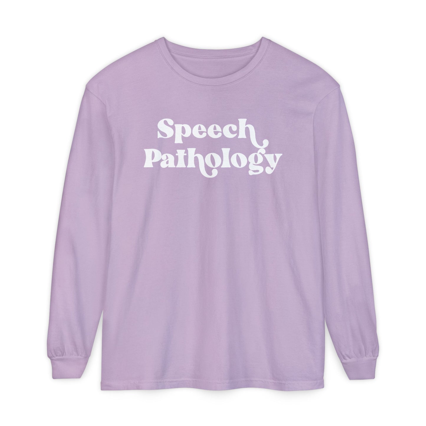 Speech Pathology Long Sleeve Comfort Colors T-shirt