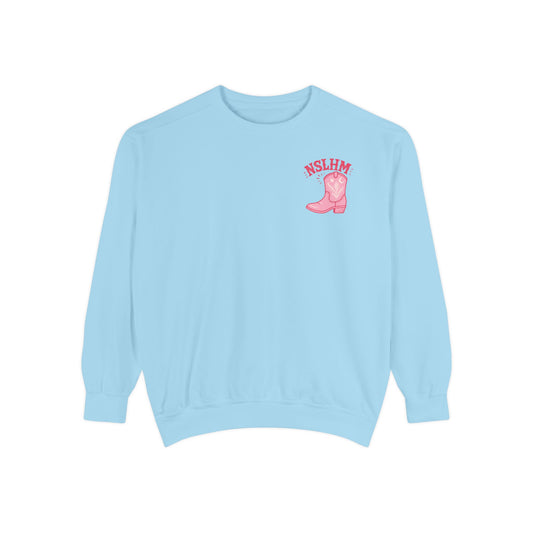 Western NSLHM Comfort Colors Sweatshirt | Front and Back Print