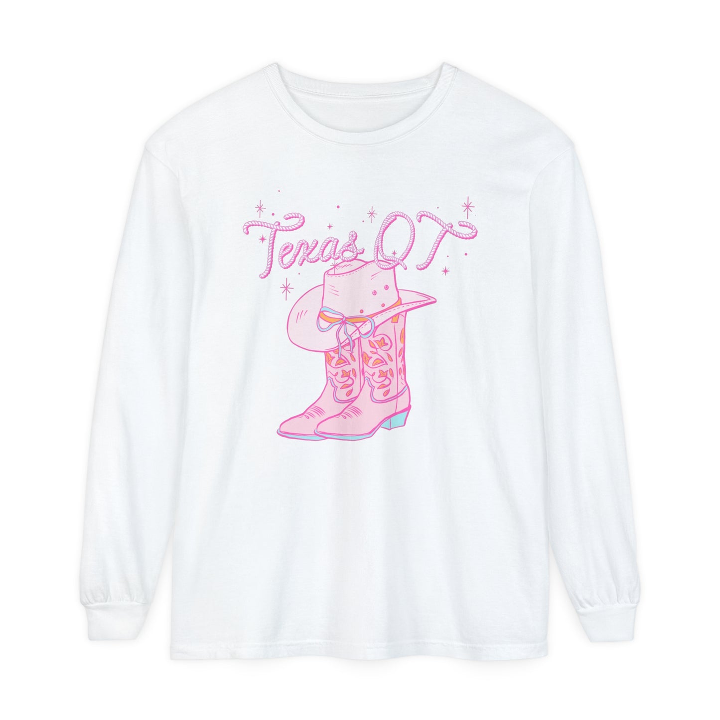 Texas OT Comfort Colors Long Sleeve T-Shirt