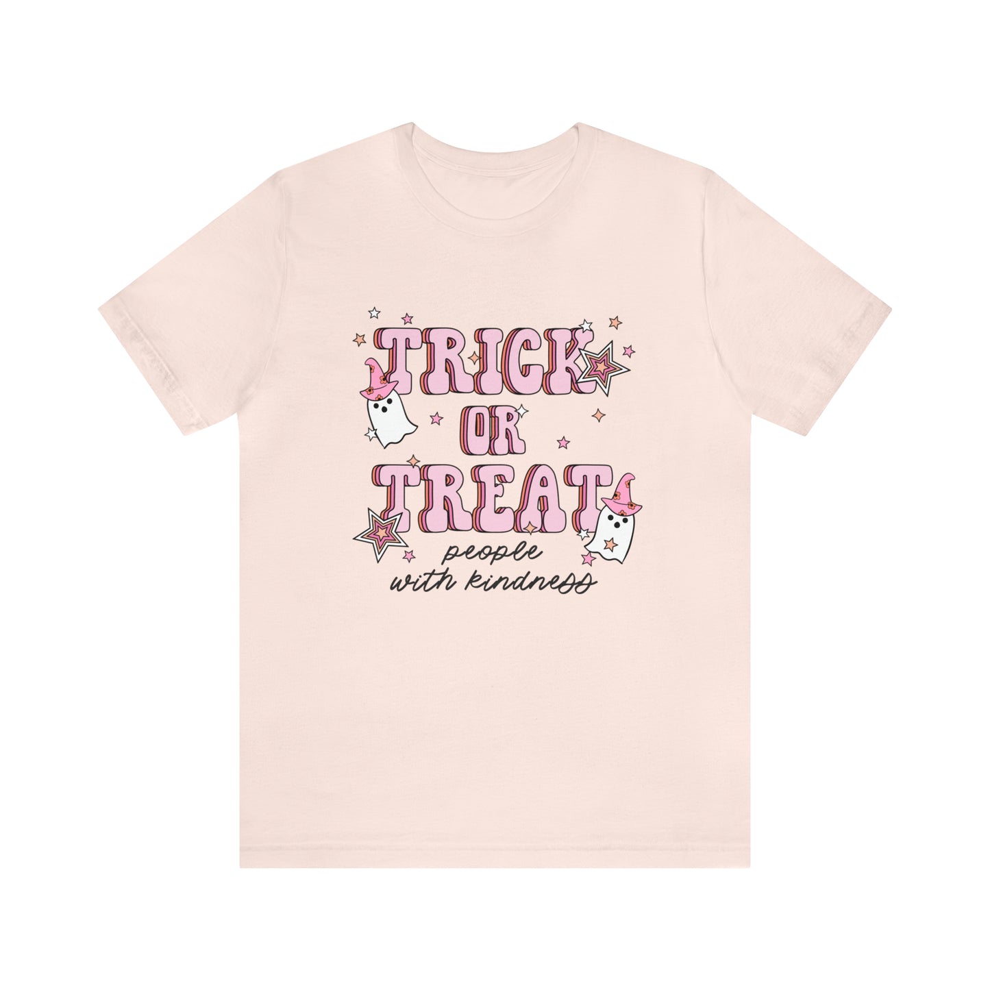 Trick or Treat People With Kindness Jersey T-Shirt