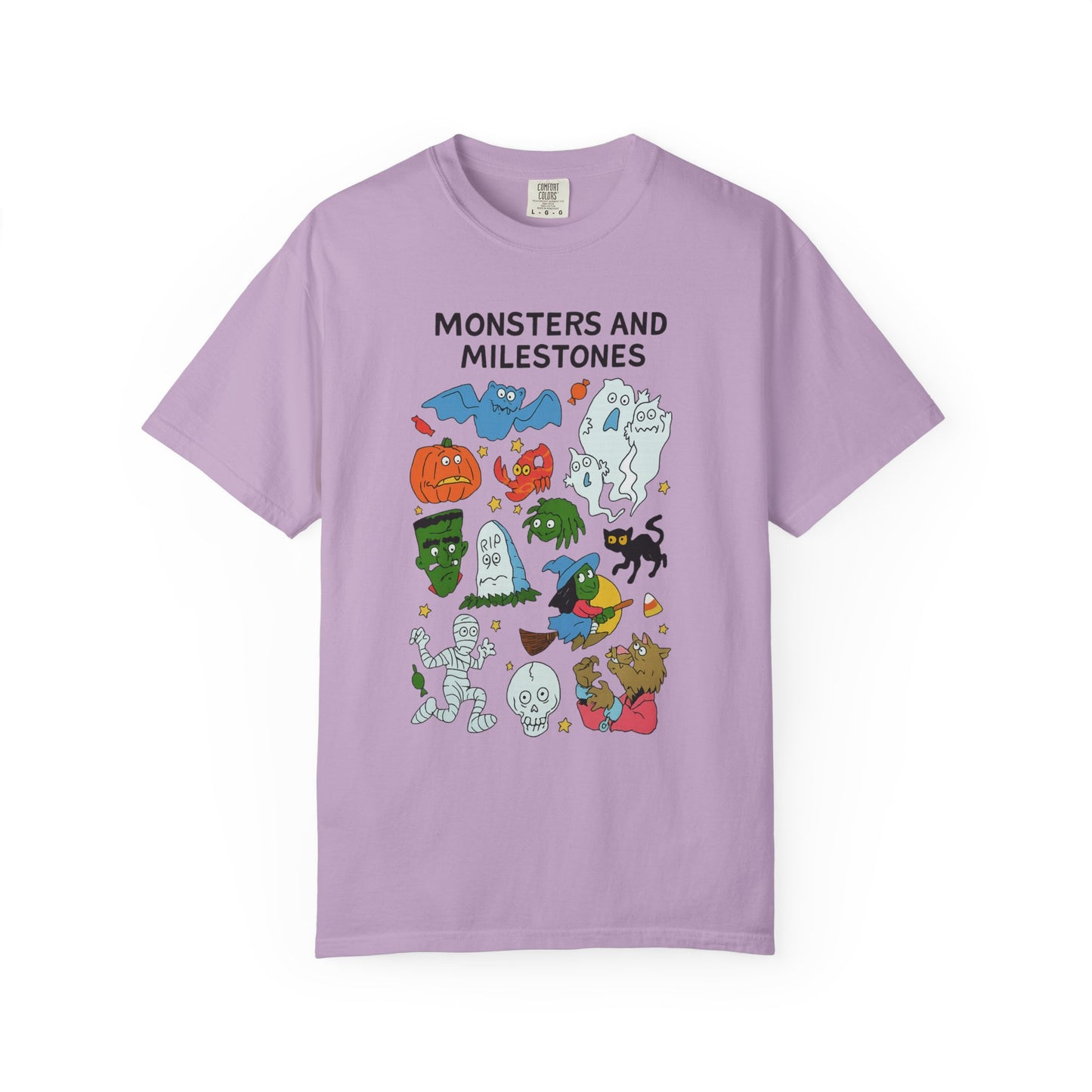 Monsters and Milestones Comfort Colors T-Shirt
