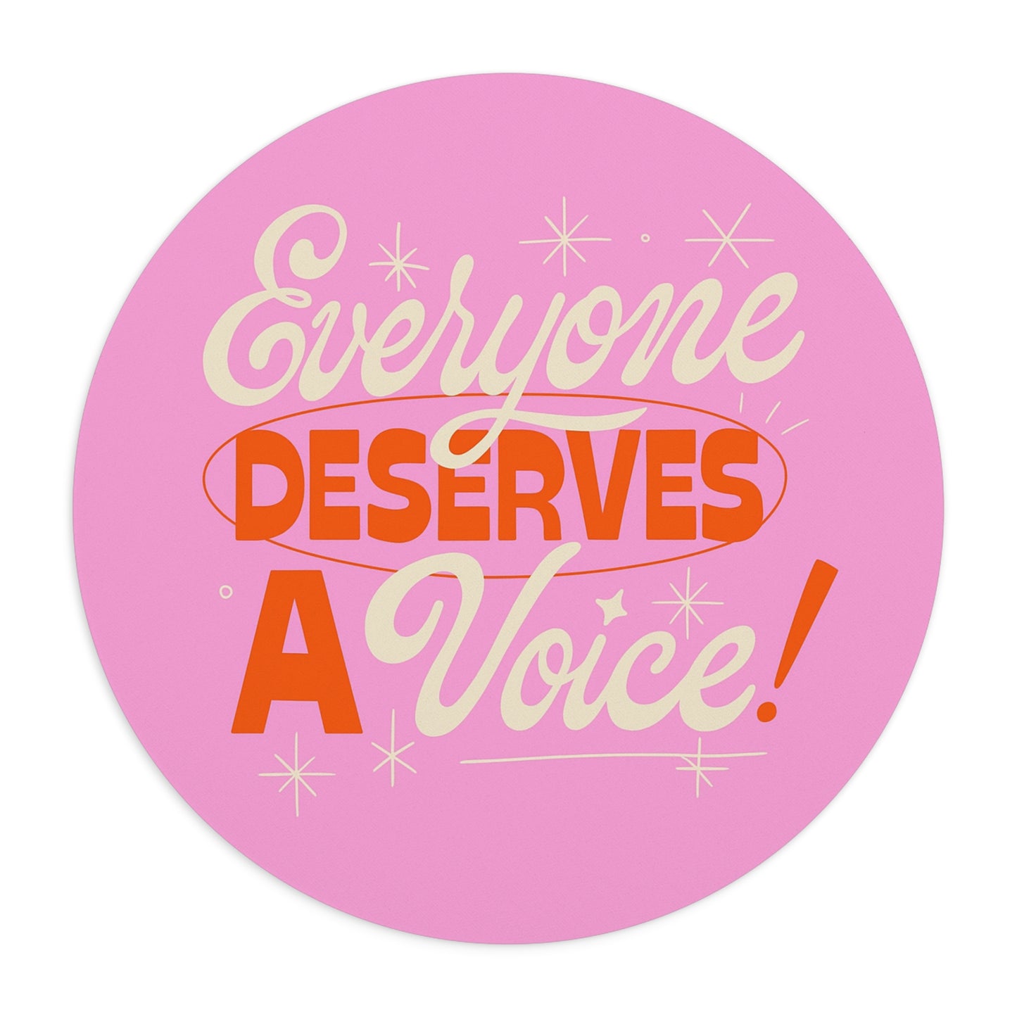Everyone Deserves a Voice Mouse Pad