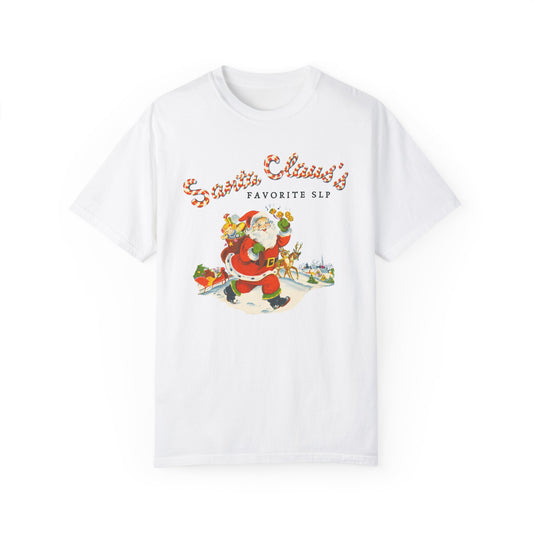 Santa Claus's Favorite SLP Comfort Colors T-Shirt