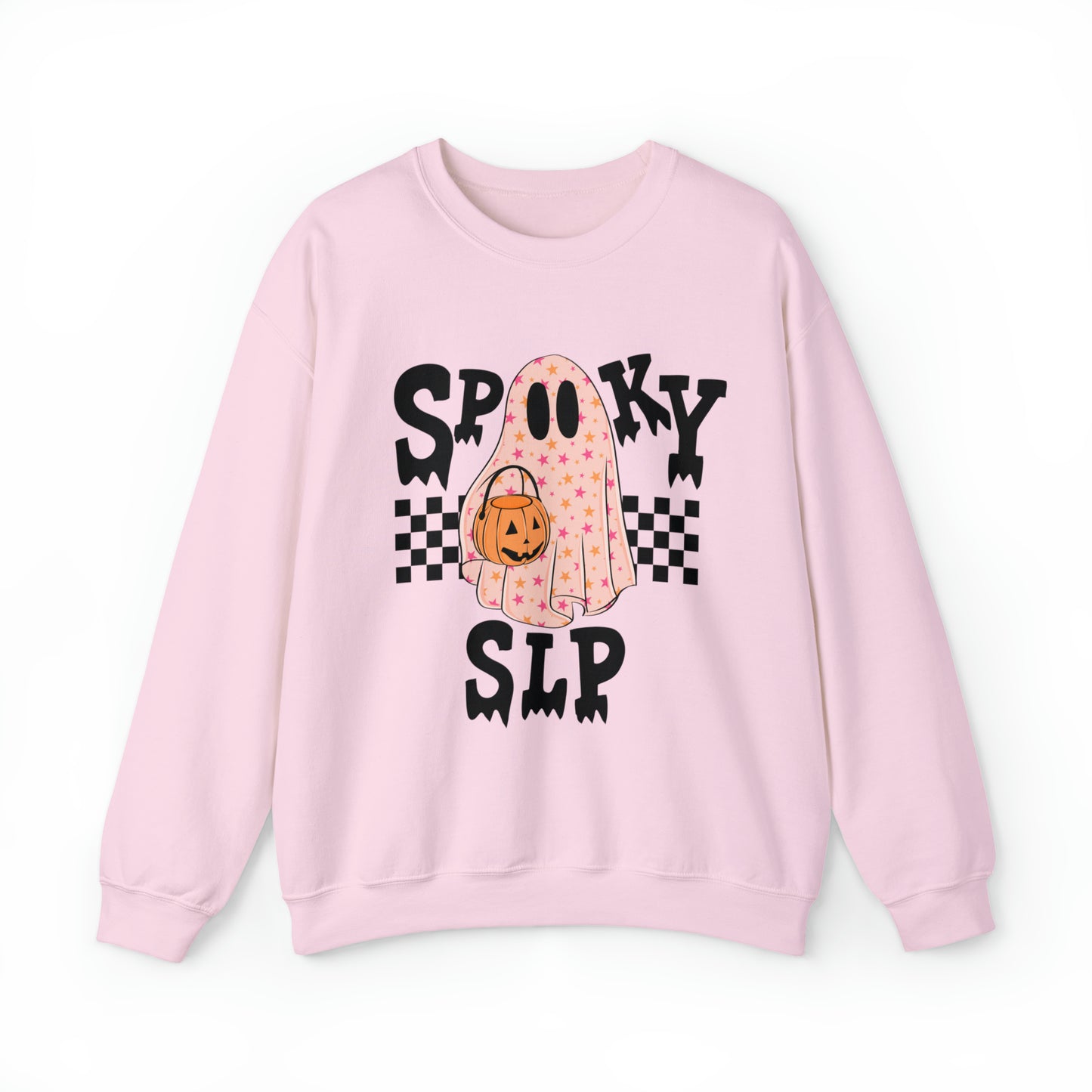 Spooky SLP Checkerboard Crewneck Sweatshirt