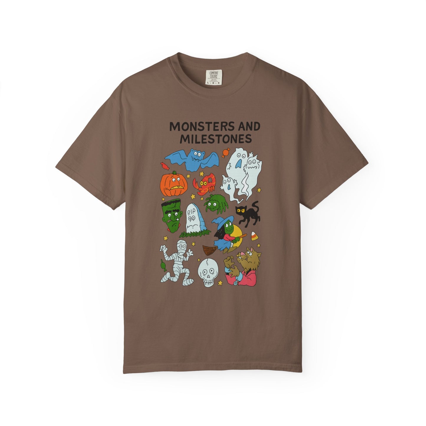 Monsters and Milestones Comfort Colors T-Shirt