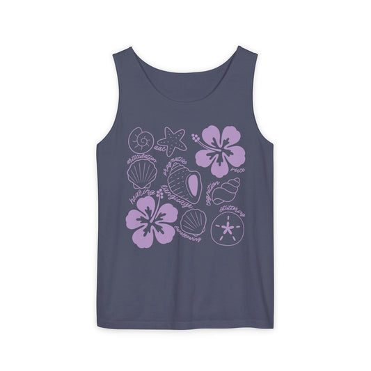 Tropical Speech Scope Comfort Colors Tank Top