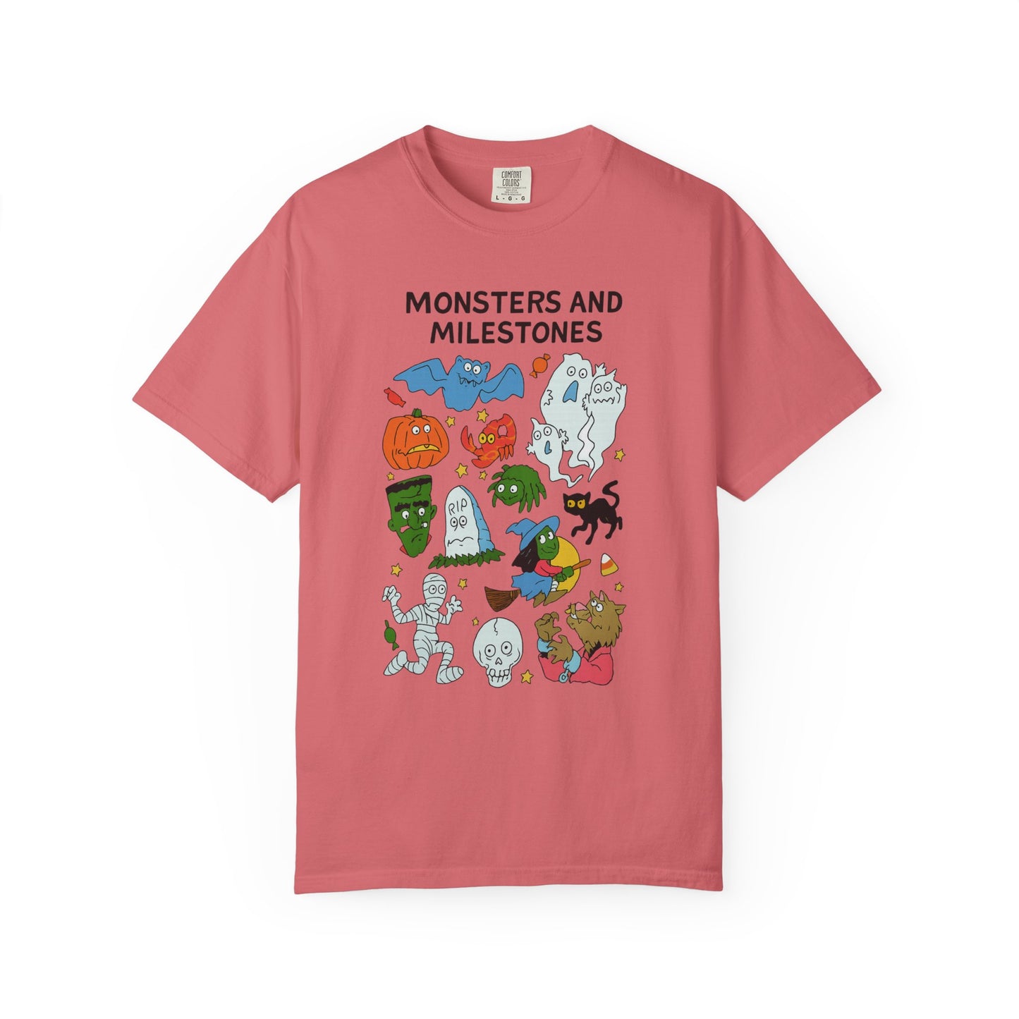 Monsters and Milestones Comfort Colors T-Shirt