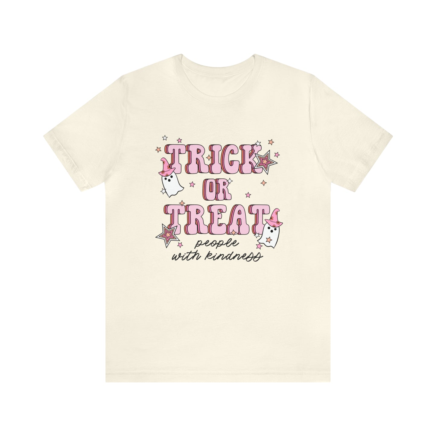 Trick or Treat People With Kindness Jersey T-Shirt