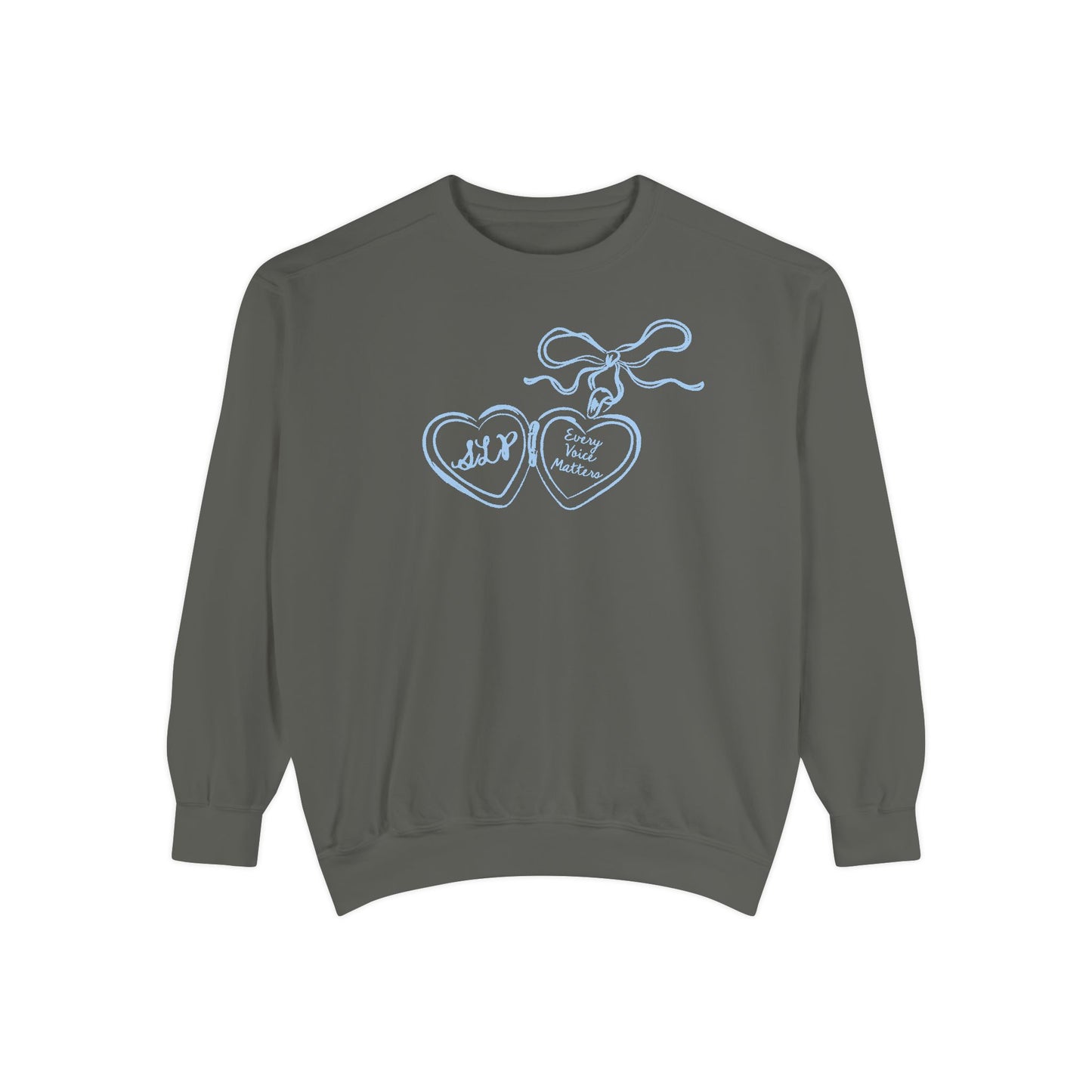 SLP Heart Locket Comfort Colors Sweatshirt