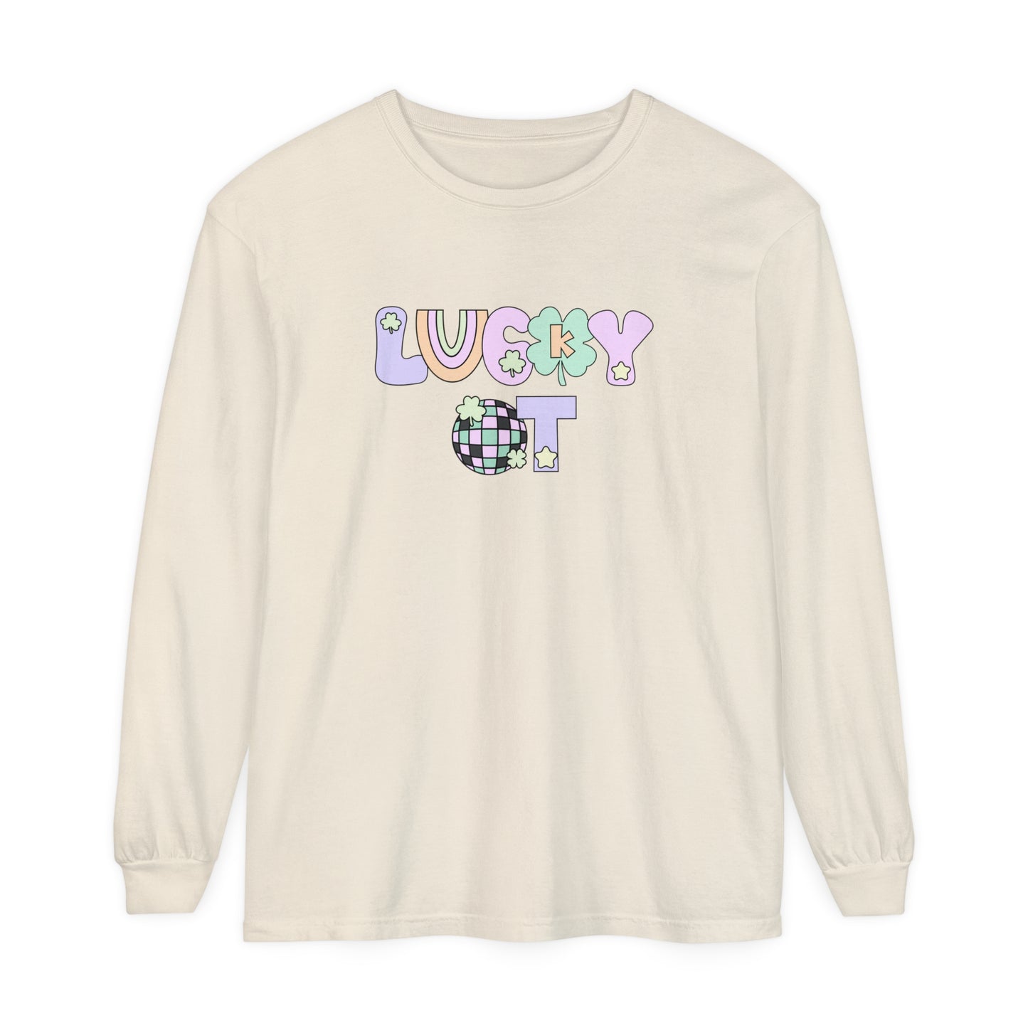 Lucky OT Long Sleeve Comfort Colors T-Shirt