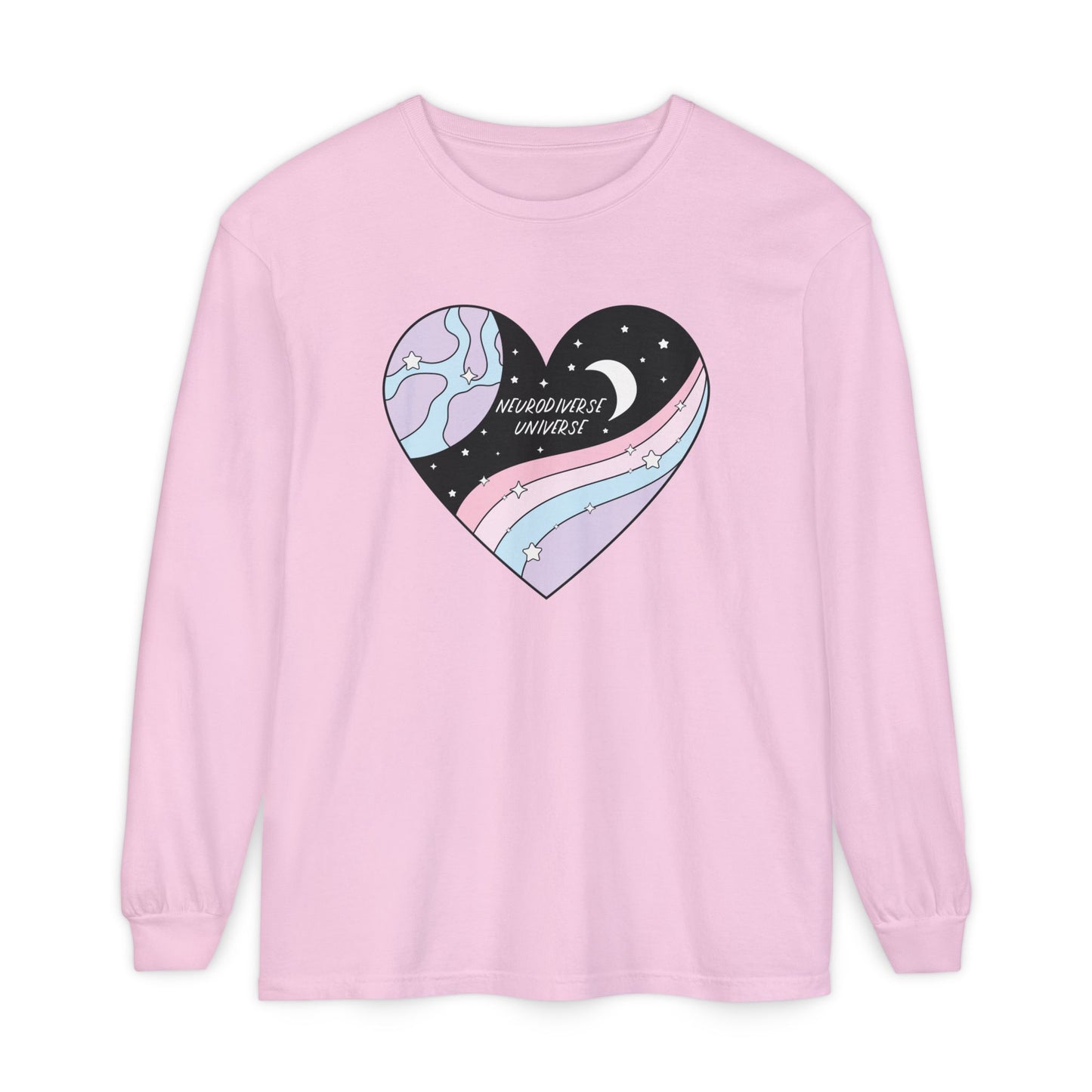 Neurodiverse Universe Long Sleeve Comfort Colors T-Shirt
