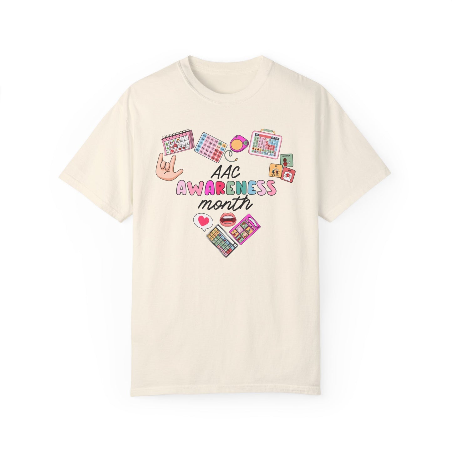 AAC Awareness Month Comfort Colors T-Shirt