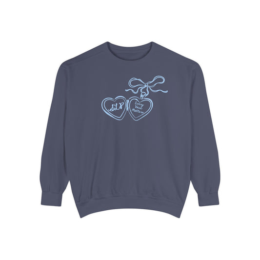SLP Heart Locket Comfort Colors Sweatshirt