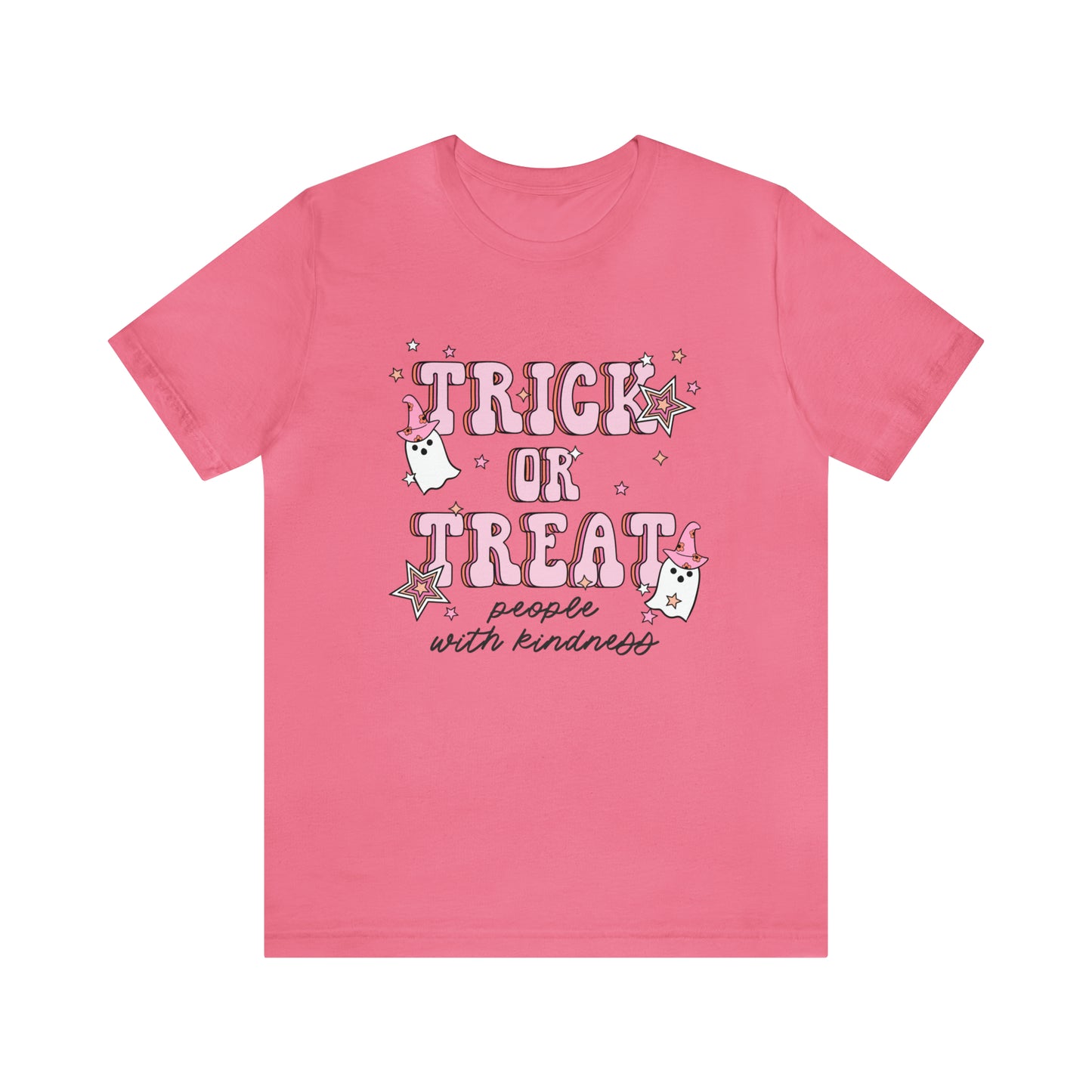 Trick or Treat People With Kindness Jersey T-Shirt