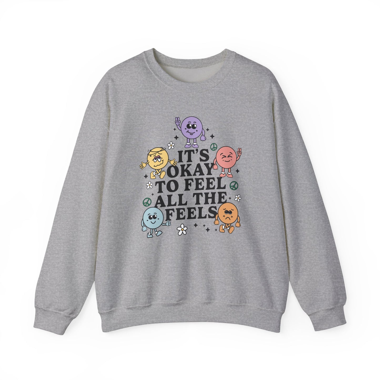 It's Okay to Feel All The Feels Crewneck Sweatshirt