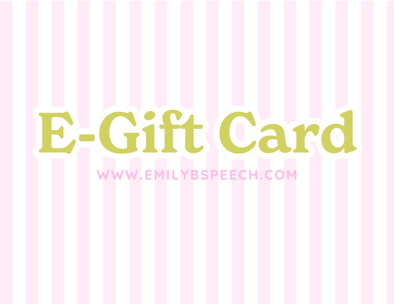 EmilyBSpeech Gift Card