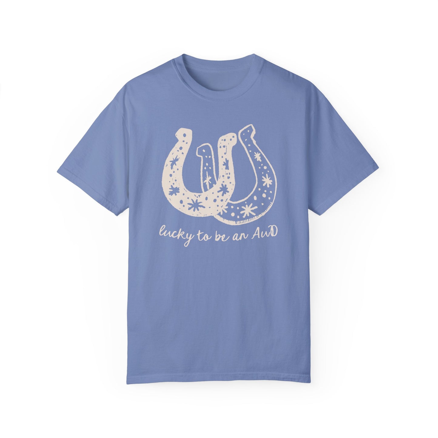 Lucky AuD Horseshoe Comfort Colors T-Shirt