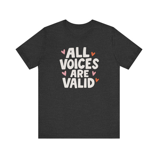 All Voices Are Valid Jersey T-Shirt