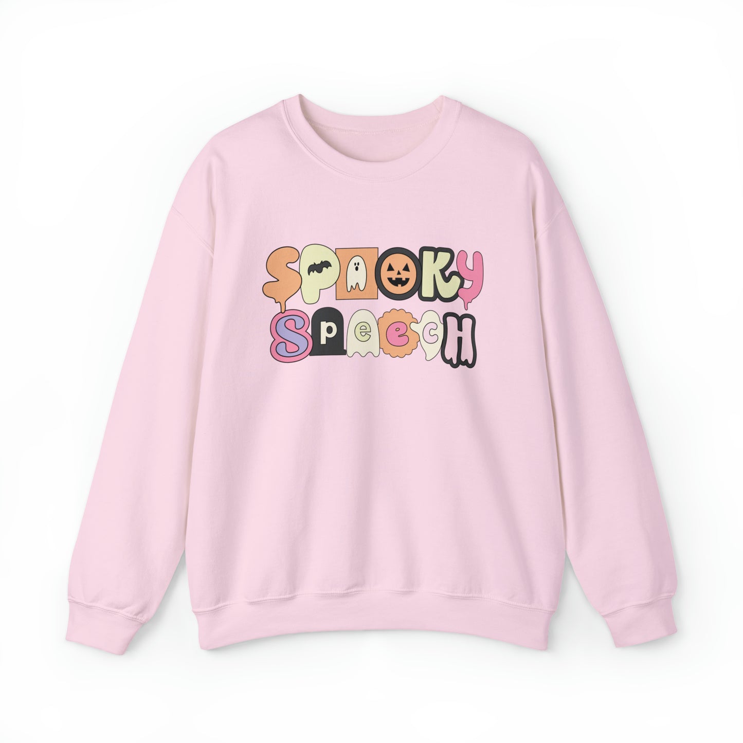Spooky Speech Retro Crewneck Sweatshirt