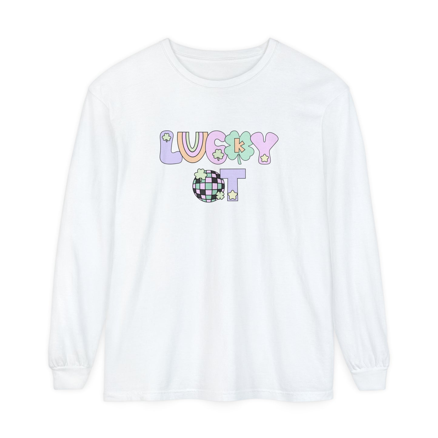 Lucky OT Long Sleeve Comfort Colors T-Shirt