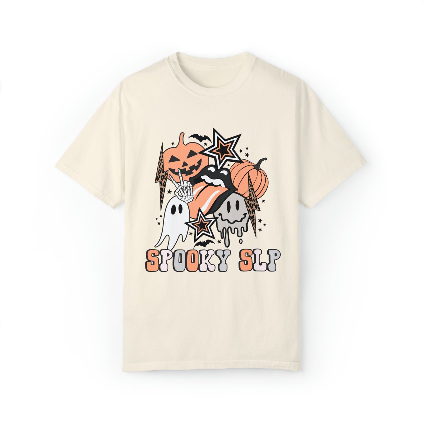Spooky SLP Retro Halloween Comfort Colors T-Shirt