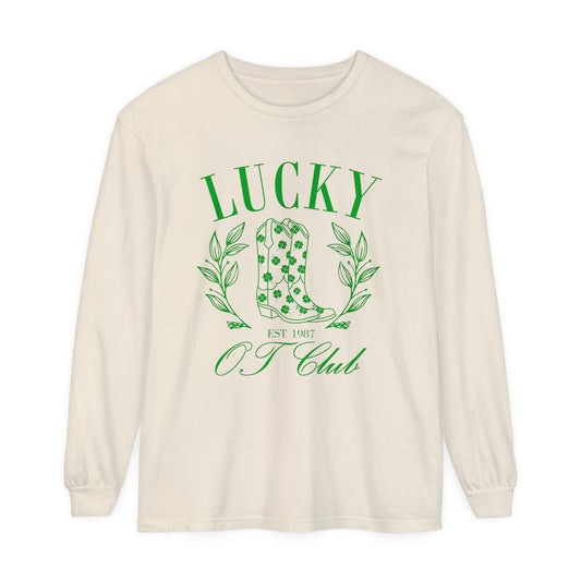 Lucky OT Club Long Sleeve Comfort Colors T-Shirt